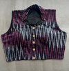 Collar By Ruhi Pure Ikkat Cotton Blouse Wholesale Market In Surat
